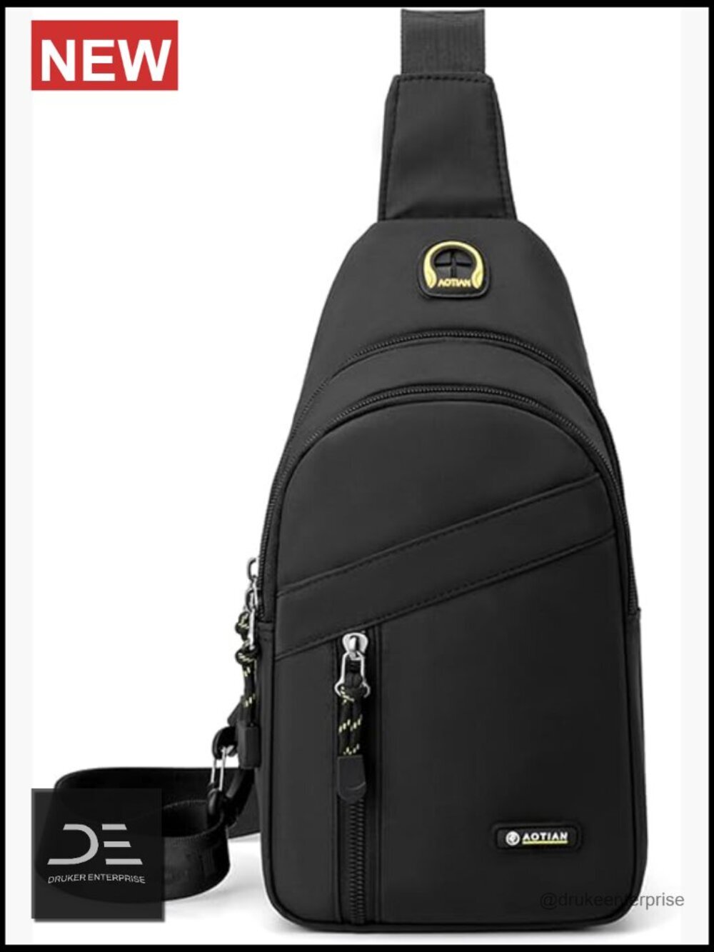 Nylon Waterproof Lightweight Mini Sling Chest Bag Crossbody Daypack